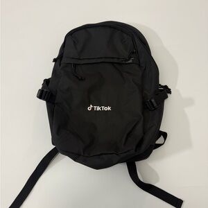 TikTok Black Backpack for Men